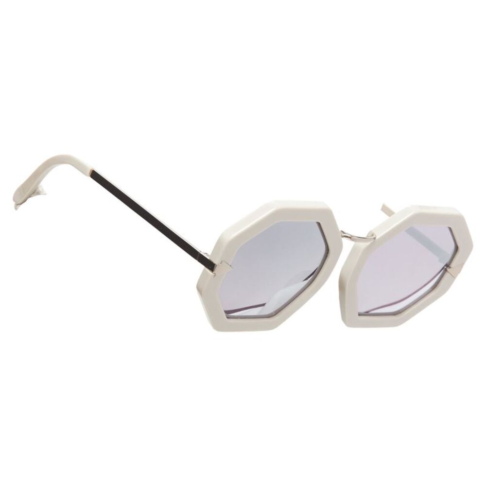 Karen Walker Moon Disco Acetate Handmade Hexagon Arrow Sunglasses - Picture 1 of 6